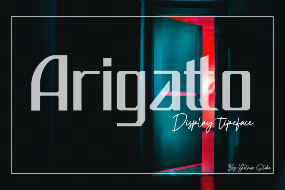 Arigatto: The Square Display Font for Elegant Handmade Brands