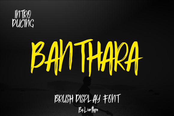 Banthara: A Relaxed Brushed Display Font for Modern Branding