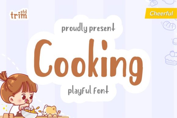 Cooking: A Playful Display Font for Modern Web Branding
