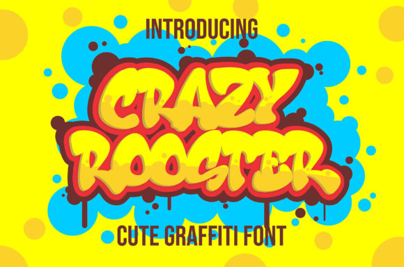 Crazy Rooster Typeface for Bold Brand Identity Projects