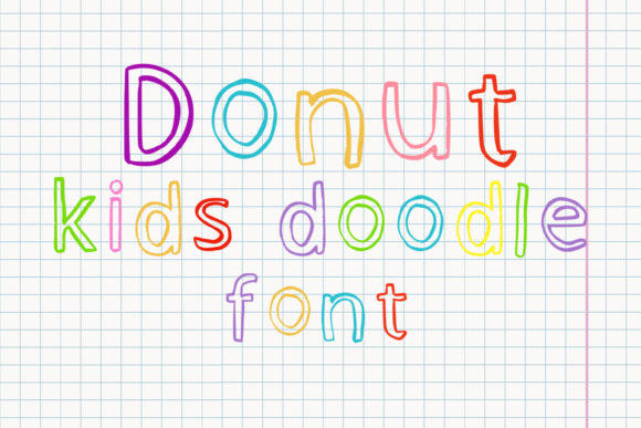 Donut Kids Doodle Typeface Review for Crafters