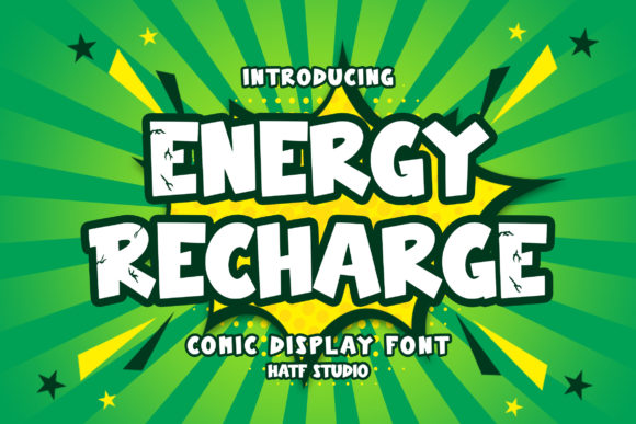 Energy Recharge Typeface Review for Editorial Branding