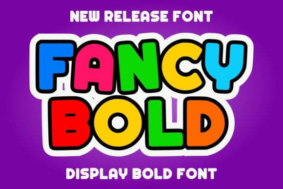 Fancy Bold Typeface for Cute Crafts and Commercial Designs