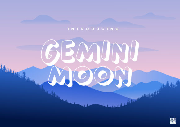 Gemini Moon: A Playful Display Font for Child-Centric Branding