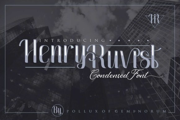 Henry Ruvist: The Condensed Display Font for Bold Brand Campaigns