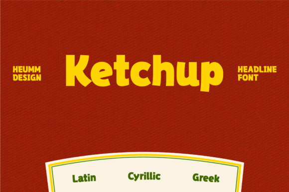 Hu Ketchup: The Retro Display Font for Memorable Branding