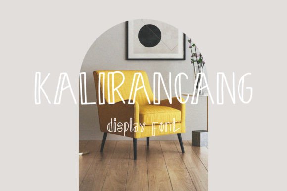 Kalirancang: A Casual Display Font for Editorial Design