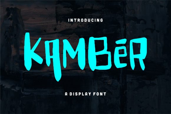 Kamber Display Font for Elegant Invitations and Branding