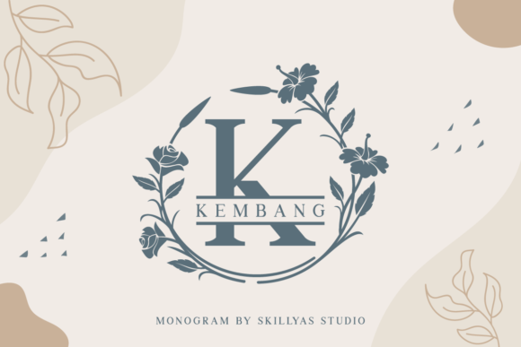Kembang Monogram Typeface Review: Elegant Display Fonts for Branding