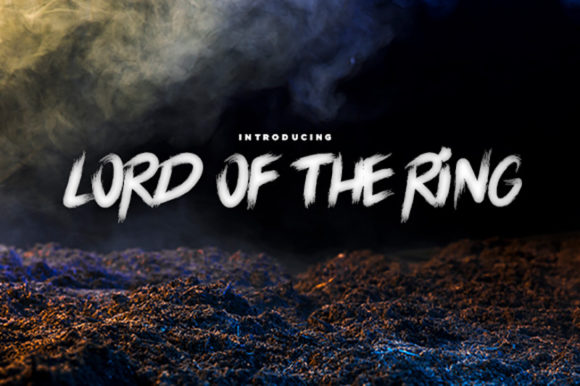 Lord of the Ring Brushed Display Font for Bold Branding