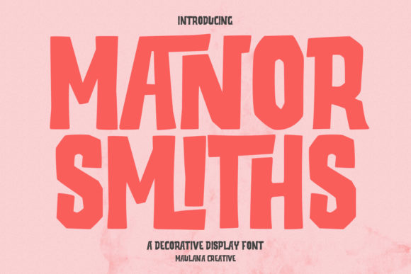 Manor Smiths: A Bold Display Typeface for High-Impact Web Design