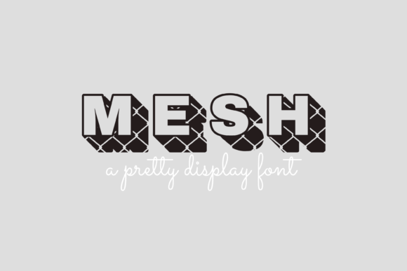 Mesh Typeface: Elevate Your Brand With Modern Whimsical Typography
