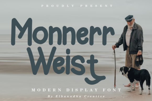 Monnerr Weist: A Quirky Vintage Display Font for Elegant Branding