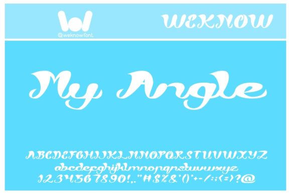 My Angle: The Chic Display Font for Modern Editorial Design