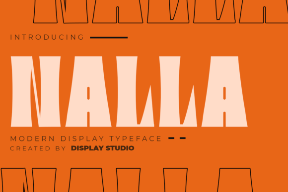 Nalla Display Font for Bold Brand Identity