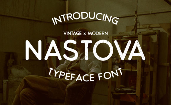 Nastova: The Vintage Display Font for Polished Brand Identity