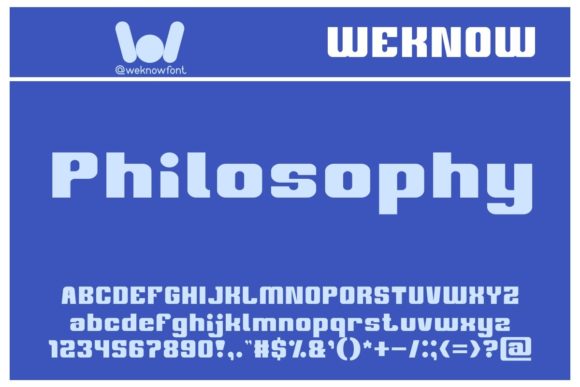 Philosophy Typeface: A Bold Display Font for Modern Brand Identity