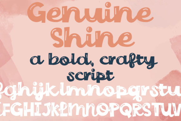 PN Genuine: A Bubbly Display Font for Modern Editorial Design
