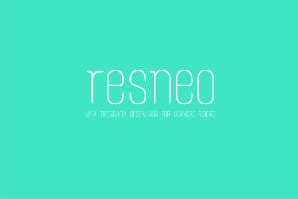 Resneo Display Font for Campaign Clarity