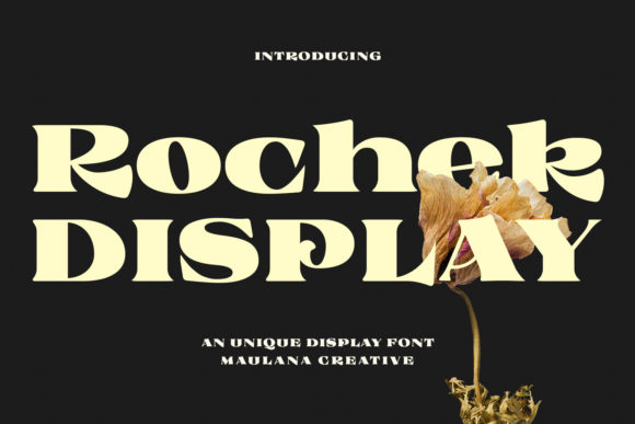 Rochek Display Font for Stylish Craft Projects