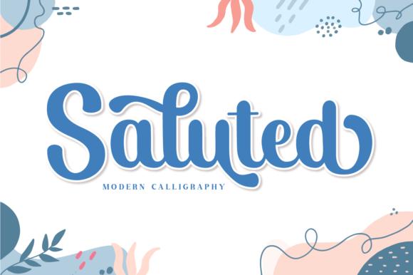 Saluted Display Font Review for Handmade Branding