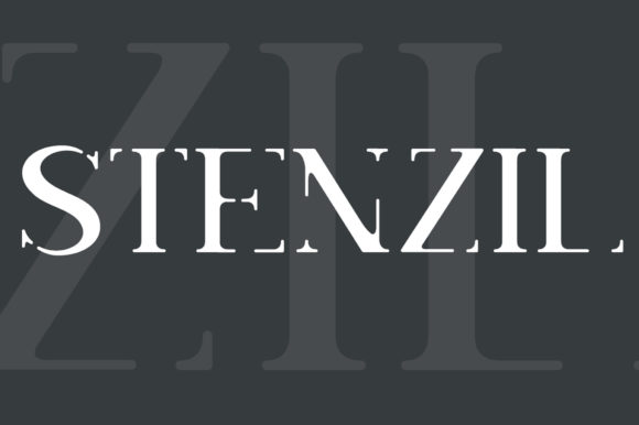 Stenzil Display Font for Modern Web Design
