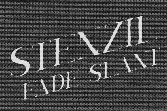 Stenzil Fade Slant: A Bold Display Font for Modern Editorial Design