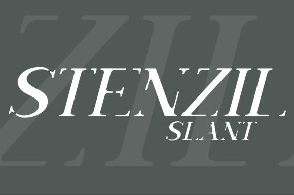 Stenzil Slant: A Bold Modern Display Font Review