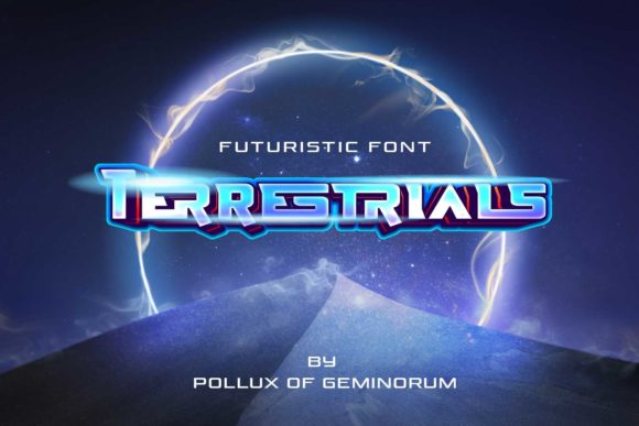 Terrestrials: The Bold Futuristic Display Font for Modern Brands