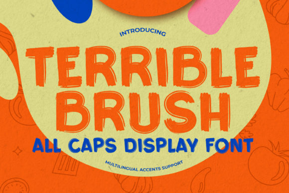 Terrible Brush: The Authentic Display Font for Bold Brand Identity