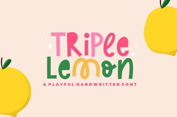 Triple Lemon Display Font for Modern Web Design