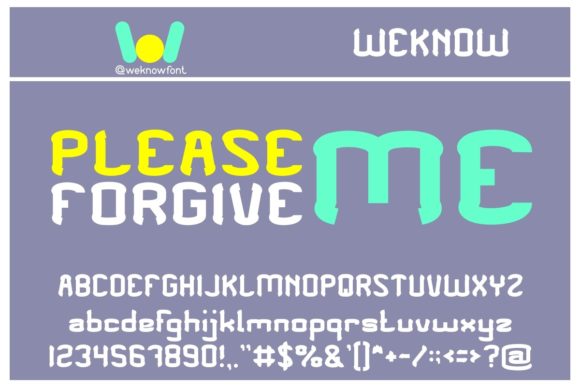 Why Please Forgive Me Is the Bold Display Font Your Brand Needs
