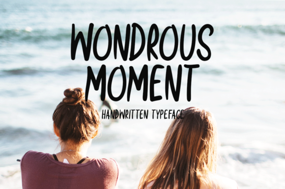 Wondrous Moment: A Display Font for Polished Brand Identity